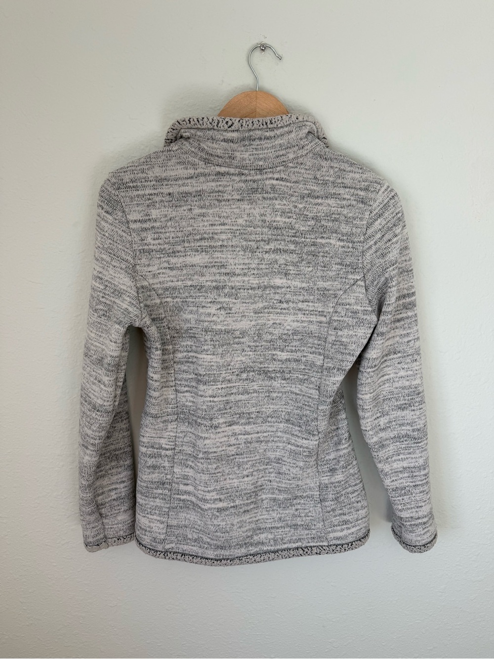 KUHL Alaska Quarter Zip Fleece Pullover Sweatshirt Women's Medium Gray - Picture 6 of 7